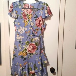 Xhiliration Medium size floral dress.
